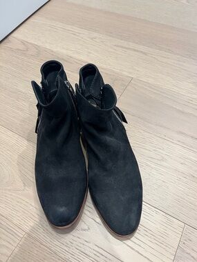 Black Suede Ankle Boots